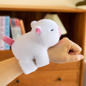 Custom Super Soft Plush Cute Capybara Pig Hand Clapping <b>Ring</b> Animal Toy with PP Cotton Filling for Interactive <b>Stress</b> Relief - Product Image 6