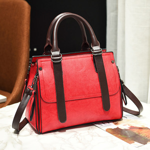 Women PU Leather Handbag Elegant Tote <b>Bag</b> Crossbody <b>Bag</b> - Product Image 1