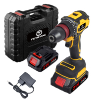 Destornilladores eléctricos de calidad L 21V, batería inalámbrica, taladro de impacto eléctrico inalámbrico, Hardware portátil, juegos de herramientas de taladros eléctricos