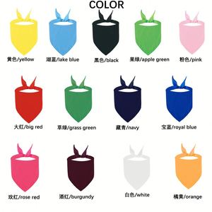Bandana personnalisée en polyester imprimé avec logo, douce et confortable, pour chiens de petite, moyenne et grande taille – Vente en gros - Product Image 2