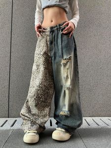 Pantaloni a Zampa da Donna in Cotone 100% Impermeabile, Vestibilità Ampia, Vita Alta, Design Americano High Street, con Piccole Cuciture, Stile Hot Girl - Product Image 3