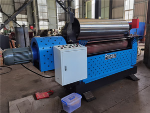 เครื่องรีดแผ่น W12 80*3000สำหรับงานหนักเครื่องดัดแผ่นไฮดรอลิก4ลูกกลิ้ง - Product Image 3
