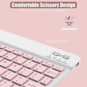 Clavier de bureau sans fil Bluetooth en gros pour tablette, smartphone et ordinateur portable - Product Image 4