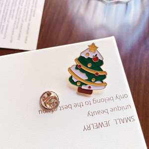 Épinglette en métal mignonne avec Père Noël, bonhomme de neige, <span class=keywords><strong>renne</strong></span>, sapin de Noël - Product Image 6