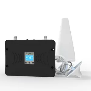 Amplitec-repetidor de señal para teléfono móvil, amplificador de señal de tres bandas GSM, 900, 1800, 2100 mhz, 20dBm, 70dB, 2G, 3G y 4G