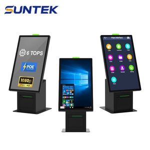 ซันเทค จอสัมผัสขนาดใหญ่ ระบบแอนดรอยด์ 14 วินโดวส์ 10 เมนูดิจิทัล ชำระเงินแบบไร้สัมผัส ตู้บริการตนเองอัจฉริยะ - Product Image 1