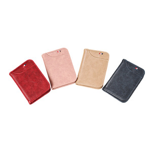 <b>Men's</b> Multifunctional Solid Color <b>Wallet</b> Short Style Coffee Red <b>Black</b> Gray Blue Khaki Pink Light Brown Business Everyday Use - Product Image 4