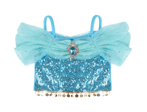 Nueva llegada TV película <span class=keywords><strong>Aladdin</strong></span> Cosplay traje Halloween Navidad niños niñas <span class=keywords><strong>princesa</strong></span> <span class=keywords><strong>Jasmine</strong></span> ropa conjunto con capa - Product Image 3