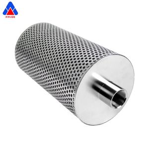 Cartucho de filtro de acero inoxidable 304 con conexión de rosca interna, elemento cilíndrico plisado de 5-20 micras - Product Image 4