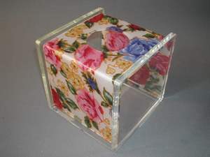 Dispensador de pañuelos de acrílico PMMA personalizado, nuevo, transparente, rectangular, para pañuelos faciales - Product Image 5