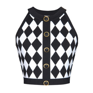 Женский Повседневный Кардиган с круглым вырезом и укороченным топом - Product Image 5