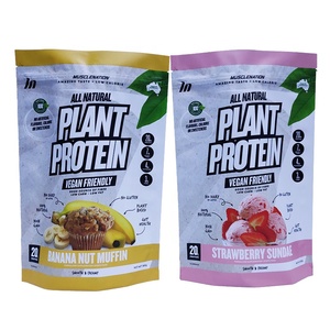 Customized Printed Small Biodegradable Plastic Bags With Logo  Stand Up Pouches For Food Packaging