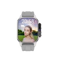 Jam Tangan Android B22 4G AMOLED Deteksi Detak Jantung GPS 2.04" SIM
