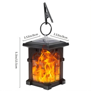 2024 New Solar Flame <b>Light</b> Mini square Pendant <b>Light</b>, Courtyard Waterproof Landscape Lawn <b>Light</b>, <b>Tree</b> Hanging <b>Light</b> Clip <b>Light</b> - Product Image 1