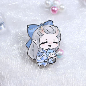 עיצוב חינם במפעל עיצוב מותאם אישית קריקטורה letterpress דפוס אמייל קשיח מצופה כסף באיכות גבוהה - Product Image 3