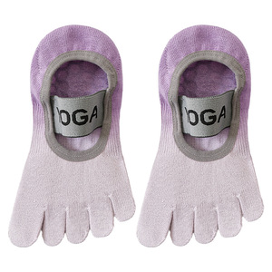 New spring/summer tie-dye color scheme, one-strap yoga <b>socks</b>, five-<b>finger</b> <b>socks</b>, Pilates gym indoor fitness special, non-slip. - Product Image 1