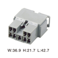 Conector automotriz de plástico eléctrico, conector automático de arnés de cables hembra y macho, 2 unidades