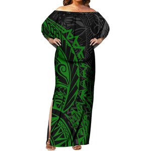 فستان بناتي طويل بكتف واحد, فستان بناتي طويل بكتف واحد يصلح للتأطير والبني - Product Image 3