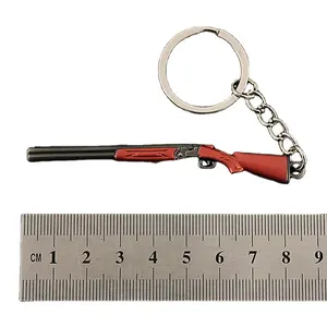 Laris grosir pistol mainan mini 5-9CM 18cm M24 Model senjata permainan logam gantungan kunci beberapa model senjata gantungan kunci