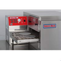 Four à pizza à convoyeur 16 pouces pour la cuisson de plats locaux, pita, roti, ailes de poulet, four à pizza à bande transporteuse 220V à vendre