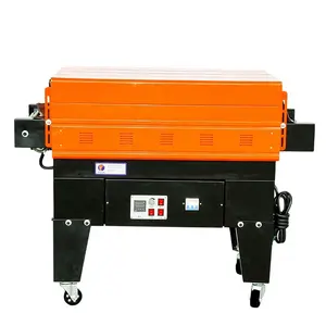 CH-4535 Chain Heat Shrink Film Packaging Machine POF PVC PP Máquinas Automáticas De Envolvimento De Túnel De Calor