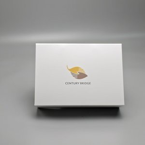 Handmade Black Foldable Cardboard Gift <b>Boxes</b> Magnetic Closure Custom Logo Recycled <b>Paper</b> Packaging for Matt Lamination Sponge - Product Image 2