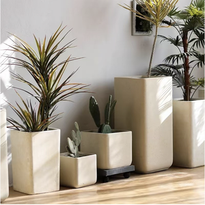 <span class=keywords><strong>Maceta</strong></span> Cuadrada de Gran Diámetro, <span class=keywords><strong>Maceta</strong></span> de Cemento de Magnesio, Mármol, <span class=keywords><strong>Terrazo</strong></span>, Simple - Product Image 2