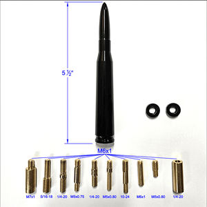 Antennes de balle de polissage chromées haute Performance <span class=keywords><strong>antenne</strong></span> de camion courte en billette d'aluminium pour camions Chevy Silverado et GMC Sierra - Product Image 6