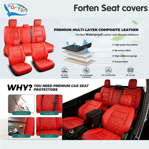 Housses de siège modifiées pour Toyota Tundra SR SR5 2022-2026, housses de siège en cuir de luxe personnalisées, ensemble complet, <span class=keywords><strong>housse</strong></span> de siège de voiture Tundra - Product Image 5