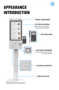21,5 Дюймов настенный и настольный киоск Paymnet с Wifi WINS и Android киоск напольная подставка киоски для самостоятельной Печати - Product Image 2