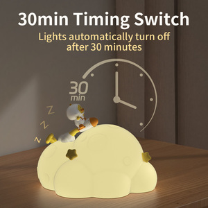 โคมไฟกลางคืนรูปดาวเคราะห์น่ารัก ดีไซน์ทันสมัย ไฟ LED ควบคุมด้วยระบบสัมผัส แสงสีขาวอบอุ่น ใช้พลังงานจากแบตเตอรี่ ขายดี - Product Image 4