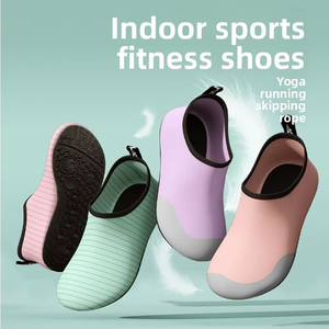 รองเท้าเต้นแอโรบิกโยคะในร่มพื้นนุ่มน้ำหนักเบากันลื่นใช้ออกกำลังกายที่บ้านฝึกซ้อมที่ครอบคลุมชายหาดฤดูใบไม้ร่วง - Product Image 6
