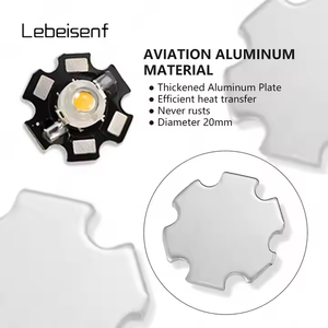 1W 3W yüksek güç LE DHigh lümen çip lamba boncuk alçak gerilim <span class=keywords><strong>3</strong></span>.<span class=keywords><strong>2</strong></span>-<span class=keywords><strong>3</strong></span>.4V 3000K 4000K 6000K doğal sıcak beyaz ışık 20mm PCB kartı - Product Image 4