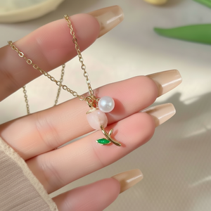 Collane di fascino chiave iniziale fatte a mano per bambini e donne moda oro graziosi gioielli in acciaio inossidabile vendita all'ingrosso - Product Image 2