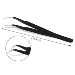 Pinzas para Pestañas de Acero Inoxidable de Alta Calidad para Kits de Extensiones de Pestañas, Instrumentos de Manicura - Product Image 3