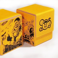Boîtes à cartes de jeu en cuir, boîte de jeu de cartes pour cartes à collectionner