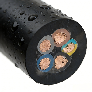 Cable Sumergible de Alta Calidad JHS, Resistente al <span class=keywords><strong>Agua</strong></span> y al Frío, de Cobre Puro 450/750V, Flexible, <span class=keywords><strong>para</strong></span> Bomba de Pozo Profundo, Riego, de Goma - Product Image 4