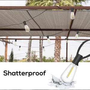 ใหม่ราคาที่ดีที่สุดที่กําหนดเองที่มีจําหน่ายShatterproofGardenไฟสตริงโรงงานจีน