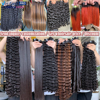 Paquete de Cabello Peruano Virgen de Grado 12A, Doble Trama, Liso Natural, Cabello Vietnamita Crudo al por Mayor, Cabello Humano con Cutícula Alineada, Proveedor de Cabello