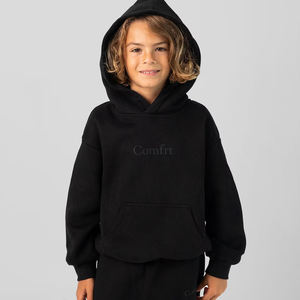 Conjuntos de Sudaderas con Capucha de Lana para Niños, Personalizables, Sudaderas Lisas de Lujo para Niños, Pantalones de Chándal, Conjuntos Deportivos para Niños - Product Image 4