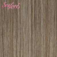 Extensions de cheveux humains en gros, double trame, vierges, russes, Remy, cuticules alignées, pointes en I