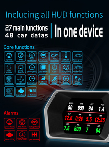 Velocímetro P17 obd2 +, gps, medidor de temperatura, hud, monitor, pantalla hud, proyección de coche, novedad de 2023 - Product Image 2