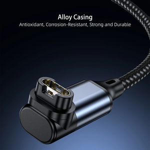 <span class=keywords><strong>Cable</strong></span> de Carga Trenzado Tipo-C de 1.2M PD 5V/1A para Relojes Inteligentes <span class=keywords><strong>Garmin</strong></span> Venu2/VenuSq2/<span class=keywords><strong>3</strong></span>/3S/Fenix 6/7/6S Pro/5X Plus Vivoact - Product Image 3