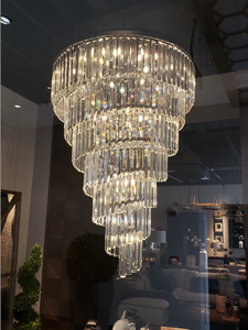 Sassanid OEM Moderne De Luxe Paris Art Déco Éclairage À La Maison Helix <span class=keywords><strong>Lustre</strong></span> 36 "Luxe Salon Ensemble Usine Personnalisation - Product Image 2