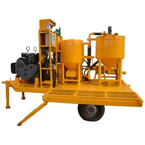 Làm đầy khoảng trống và loại bỏ lỗ đường hầm bơm vữa xi măng với máy trộn Trạm Giá máy - Product Image 5