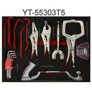 Caja de herramientas rodante Yato, juego de 253 piezas, almacenamiento de herramientas de acero para reparación de automóviles - Product Image 2