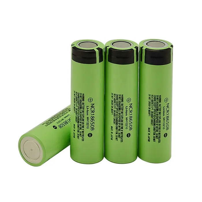 Lot de batteries lithium-Ion, rechargeables, 3.7V, 3400mah, piles 18650, NCR18650, li-ion