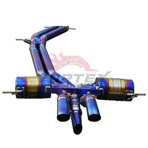 Échappement Catback VORTEX en Titane Bleu Brûlé Valvetronic pour Lamborghini Urus 2018-2025 Son de Course Fixation Directe - Product Image 5