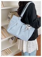 Sac à bandoulière hobo en similicuir à pois, avec logo personnalisé et breloque étoile, grand sac à main décontracté pour femme, idéal pour le quotidien et le shopping