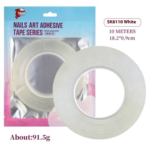 Support adhésif transparent en cristal double face pour présentoir d'ongles 3D, outil de présentation pour faux ongles à presser sur les doigts - Product Image 6
